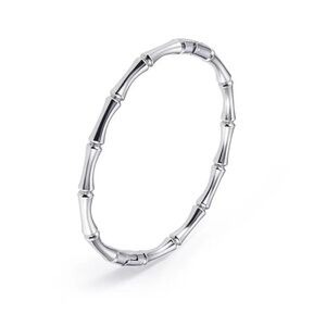 New Simple Style Bamboo Stainless Steel Bangle